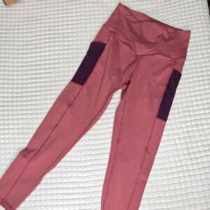 Women's Born Primitive leggings - pink and purple